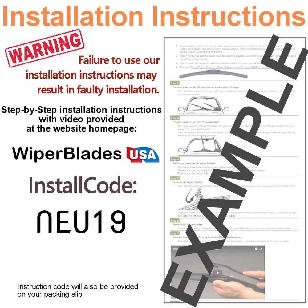 2019 Cadillac Xt5 Premium Beam Blade Wipers (Set Of 3) W/Rear Wiper