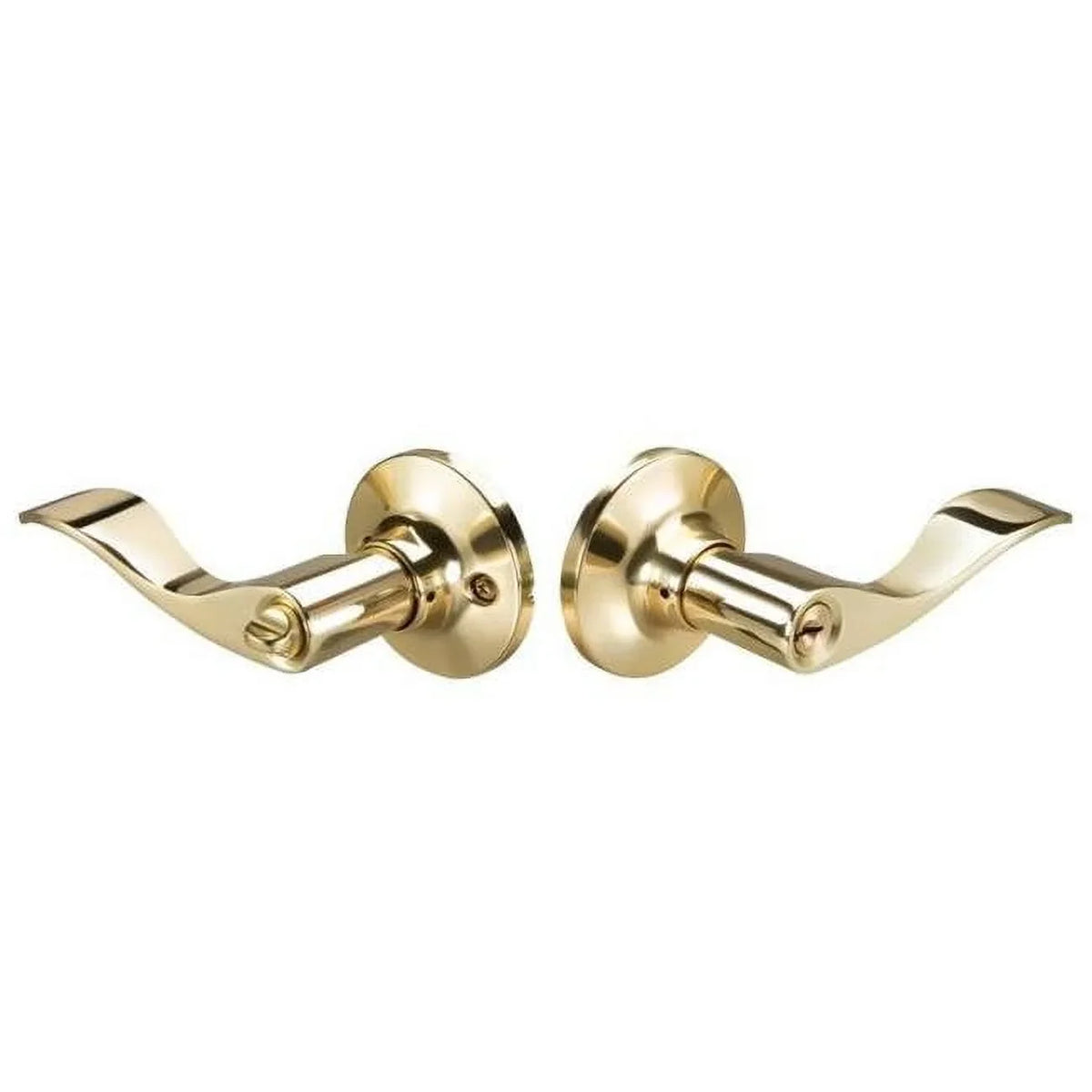 Lever Brass with with Entry Kwikset Residential Bright, Yale Keyway Edge Keowee Lock YR71KW605