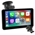 Navigation, Radio Camera Portable Car Full AUX, Control, Auto Car Screen 7 Android & Stereo, Car Voice Touch Bluetooth, with Carplay Backup Receiver Inch Transmitter, FM Portable HD Wireless