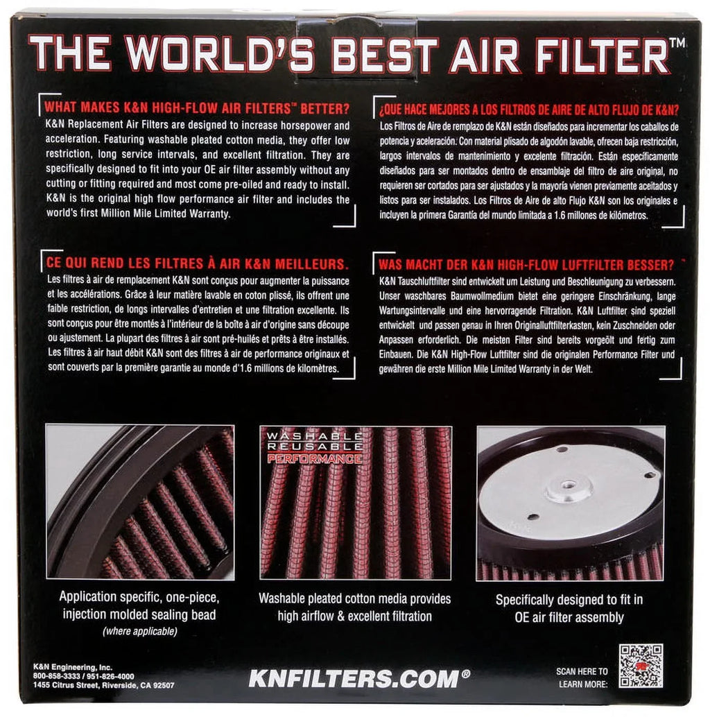 Filter Air E-3040 Replacement High Performance K&N