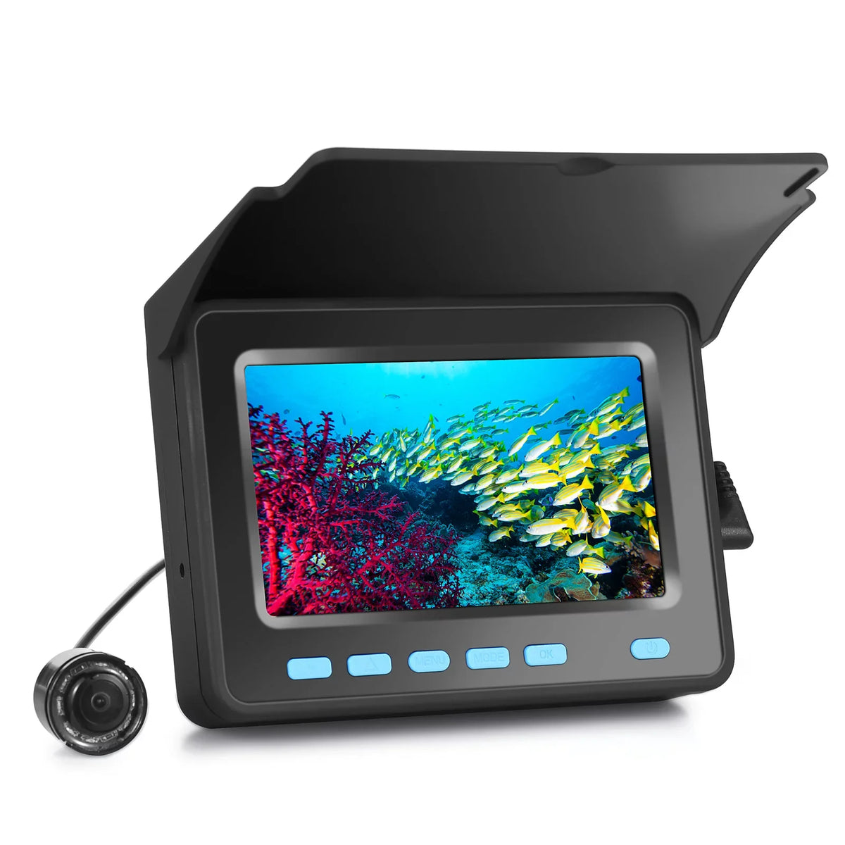 Underwater for 1200TVL IR Camera 8PCS LED Ice Camera 4.3'' LCD Finder Walmeck 20M/30M Fishing Fishing Night Vision Fish Boat