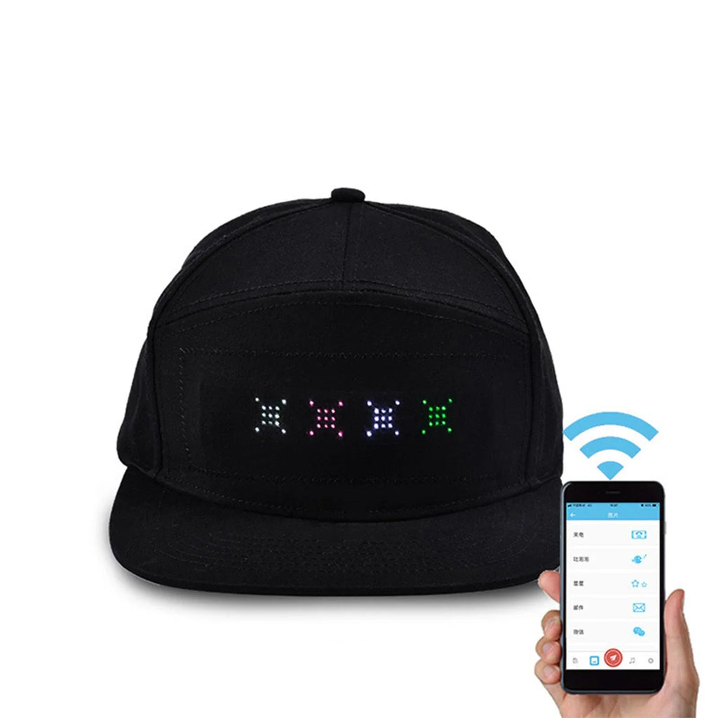 Hats Women's Hats Luminous Camping Ever Sunshade Hat Beach Hats Hat Editing Women Fedora Advertising Summer Women Ponytail Cowboy Hat Hat Tongue Happily Beach Bluetooth Color Display for after