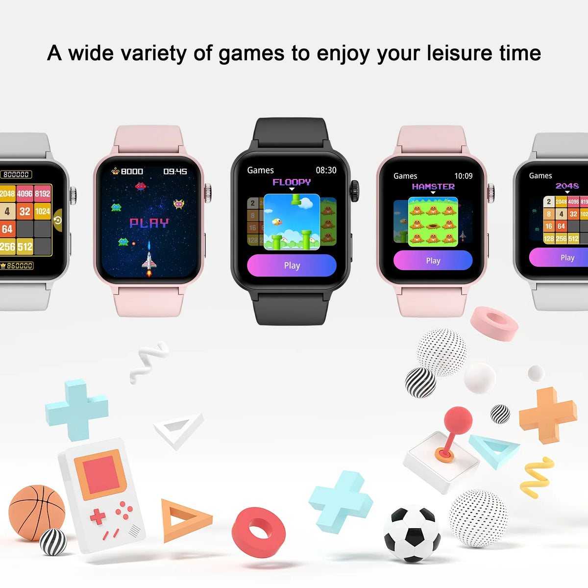 and Modes Bluetooth Black for 100+ Call/Voice Watch Fitness Sports iOS, with 1.83" Waterproof, for Smart Watch Women Android Assistant,