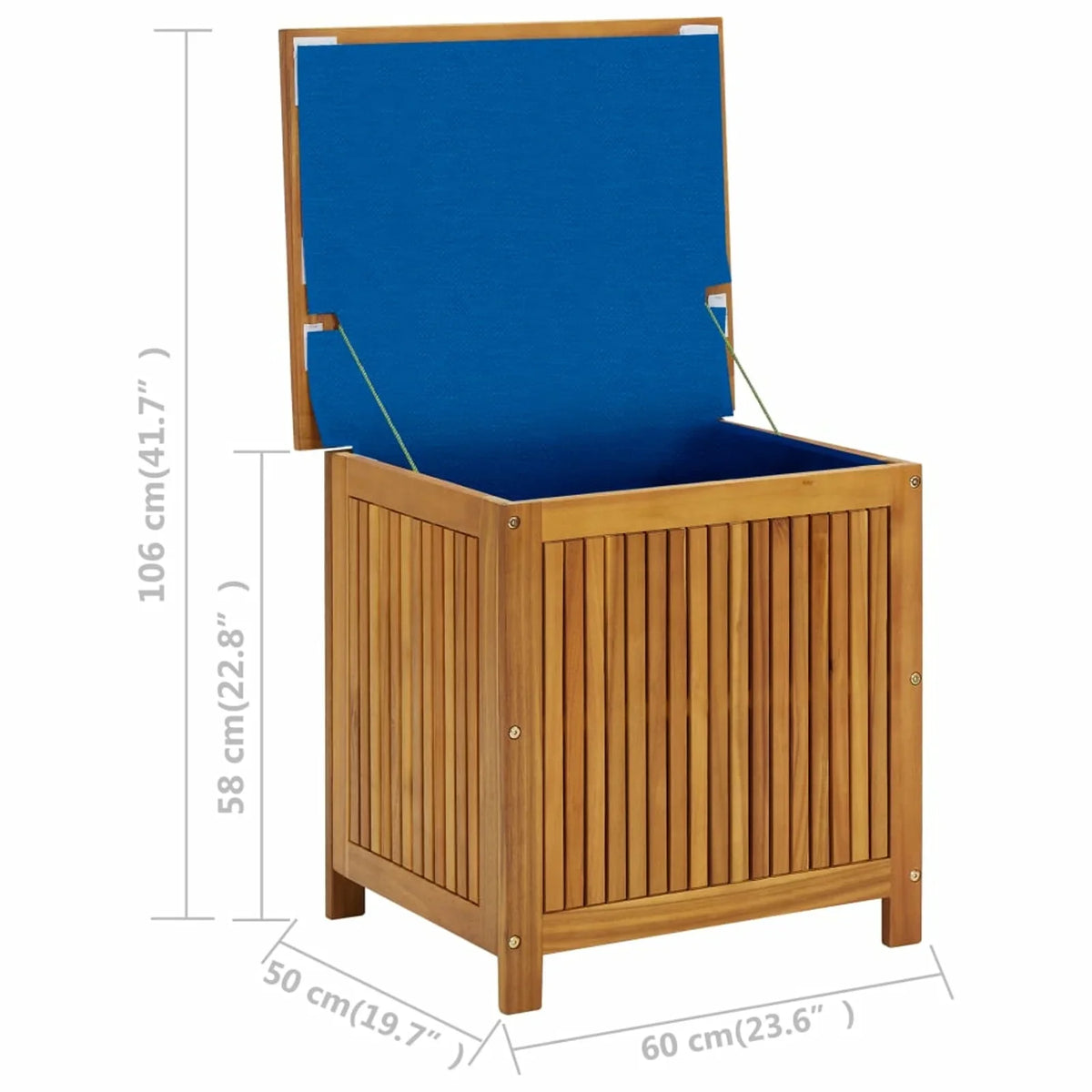 Waterproof Box Waterproof Cabinet Containers Inches parcel,Deck ContainersContainers23.6"x19.7"x22.8" 23.6"x19.7"x22.8" Andoer Waterproof (w Patio Wood Box X DeckCabinet