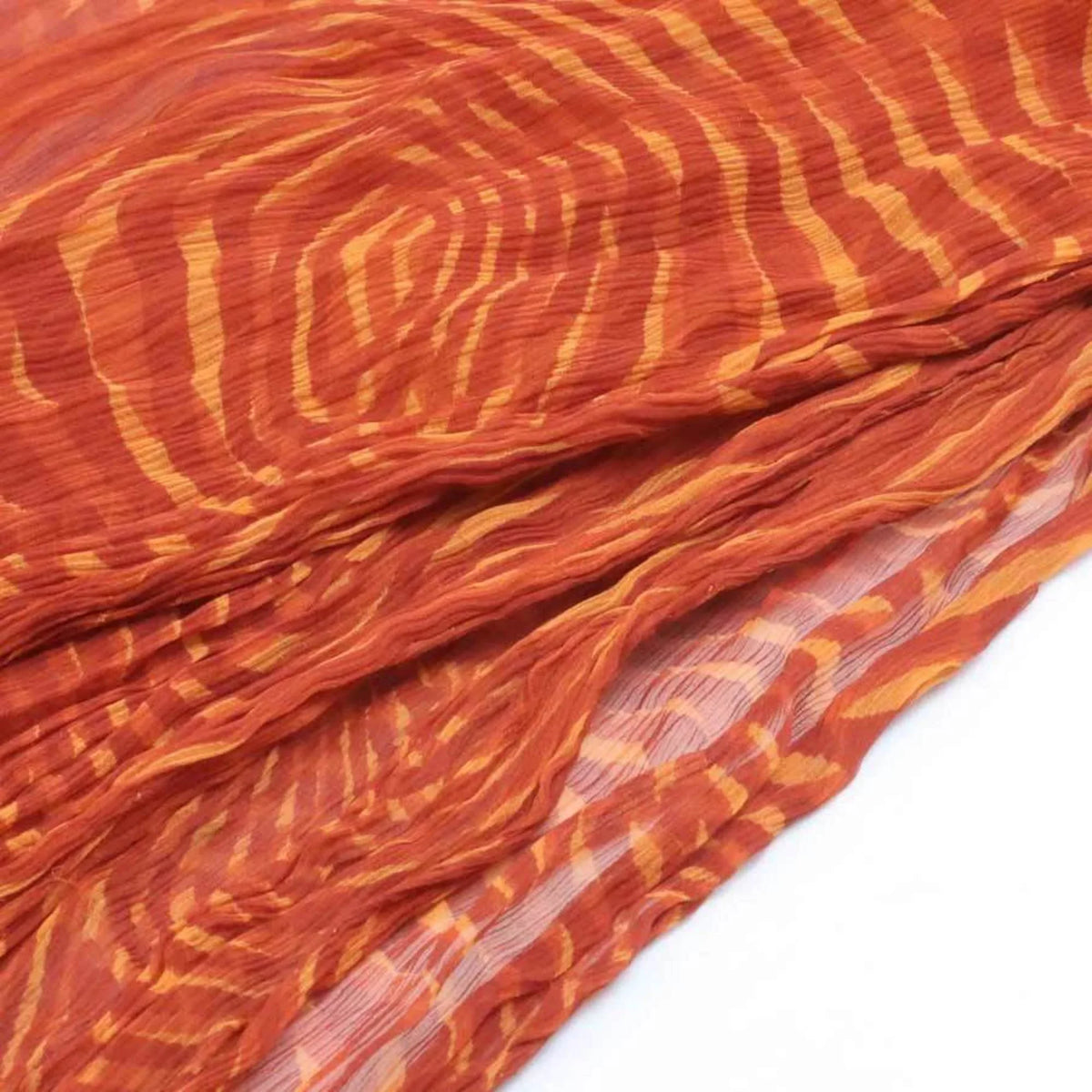 Second-Hand Hermes Hermes Scarf Silk Orange Ladies E55906A (Good)