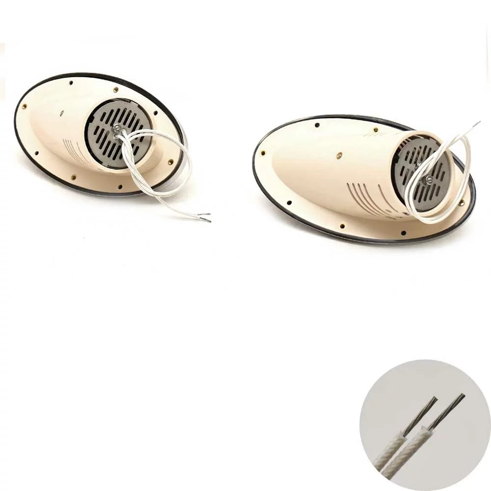 Lights 86204-7 Boat | (Pair) White Docking 7W Aqua Signal Hull Bow 12V