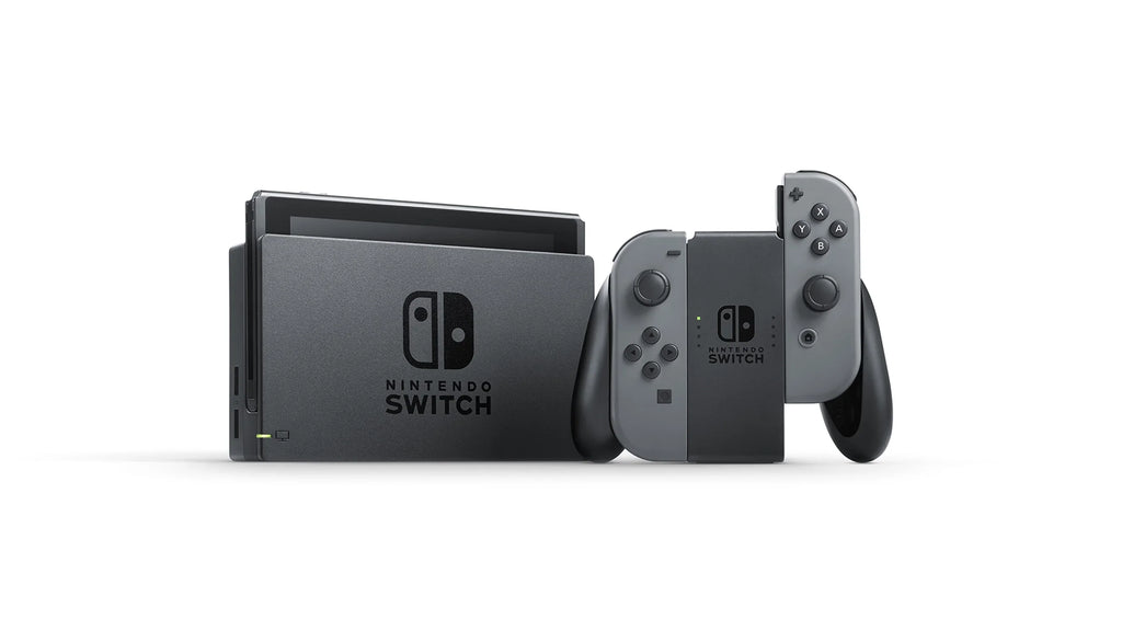Nintendo Switch Console With Gray Joy-Con