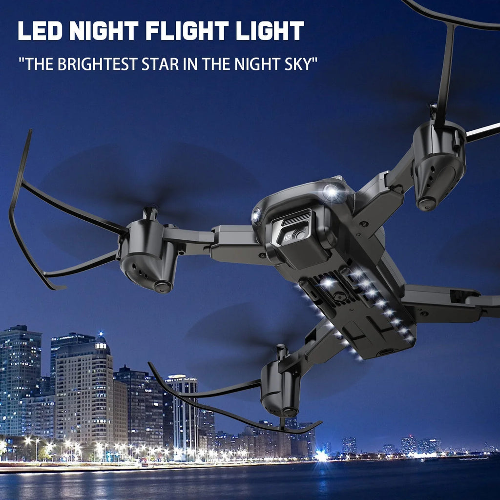 HD Avoidance 4K Obstacle Dual Camera Drone Technology JLLOM Design Foldable - Quadcopter with and