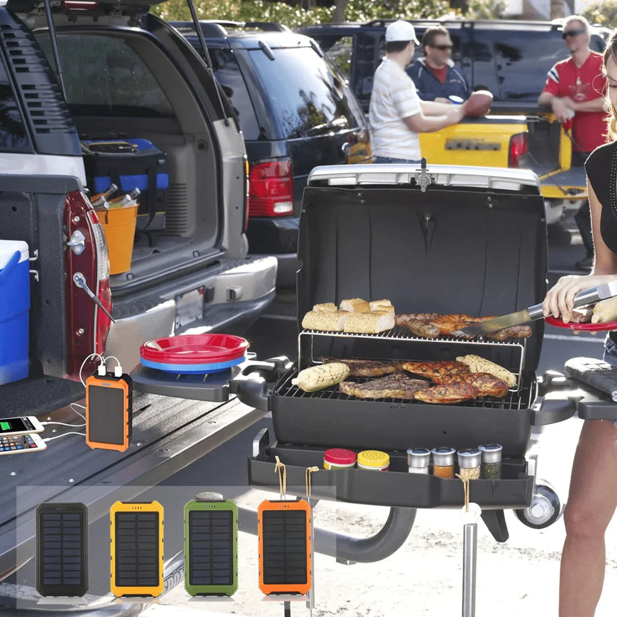 Roaming Solar Power Bank Phone Or Tablet Charger