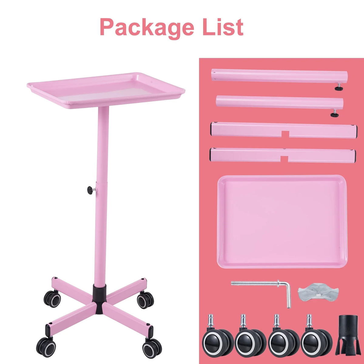 Wheels Salon Spas - Convenient Clinic - Hair Hair Bestauty Portable Salons WheelsAdjustable And Hair Hair - Color Shelf,Use Cart Wheels Salon SalonHair By Storage Professionals Beauty