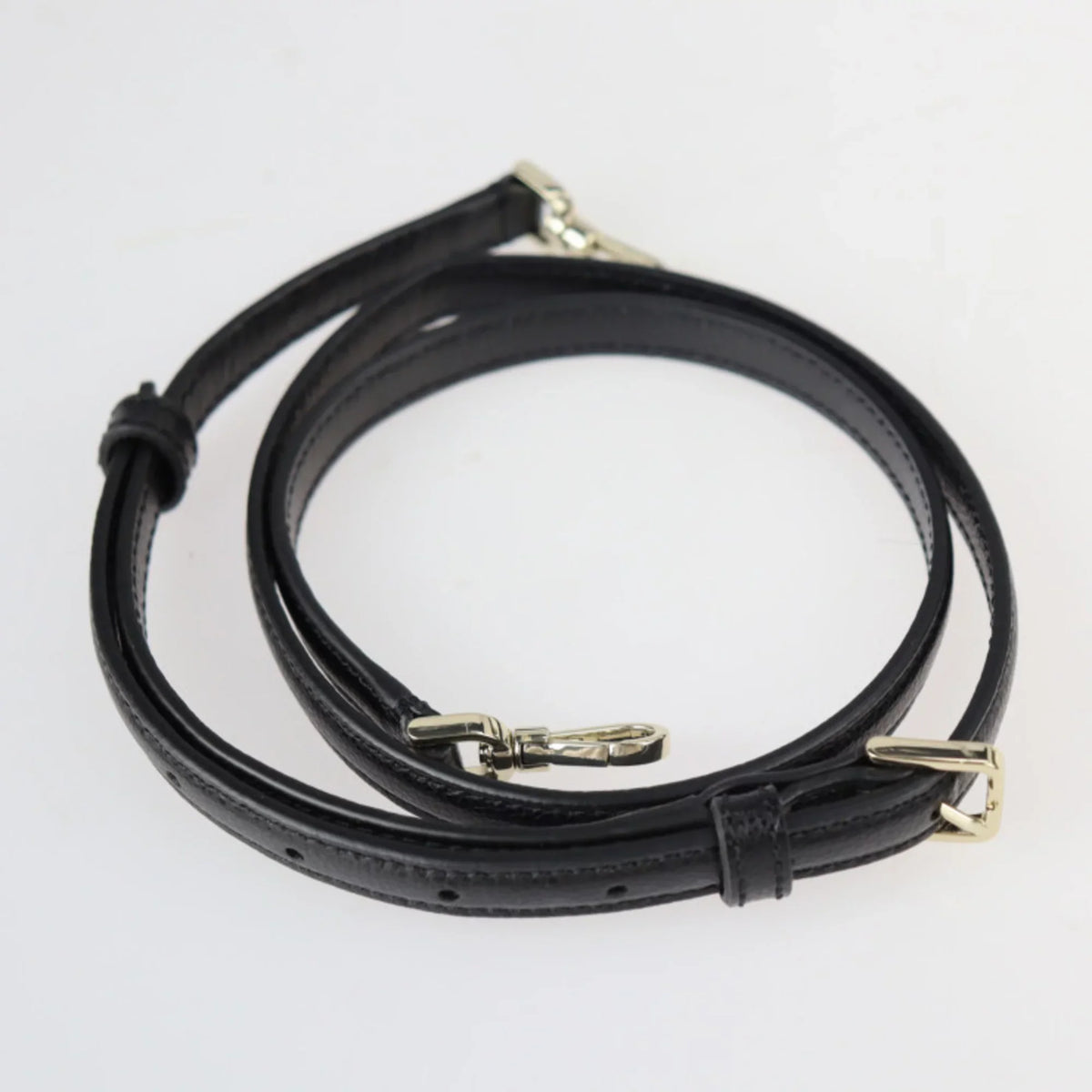 2WAY punching hardware handbag drive (Good) grommet pink Patternson black Spade Maisy WKRU5899 shoulder gold Pre-Owned beige leather bag Kate