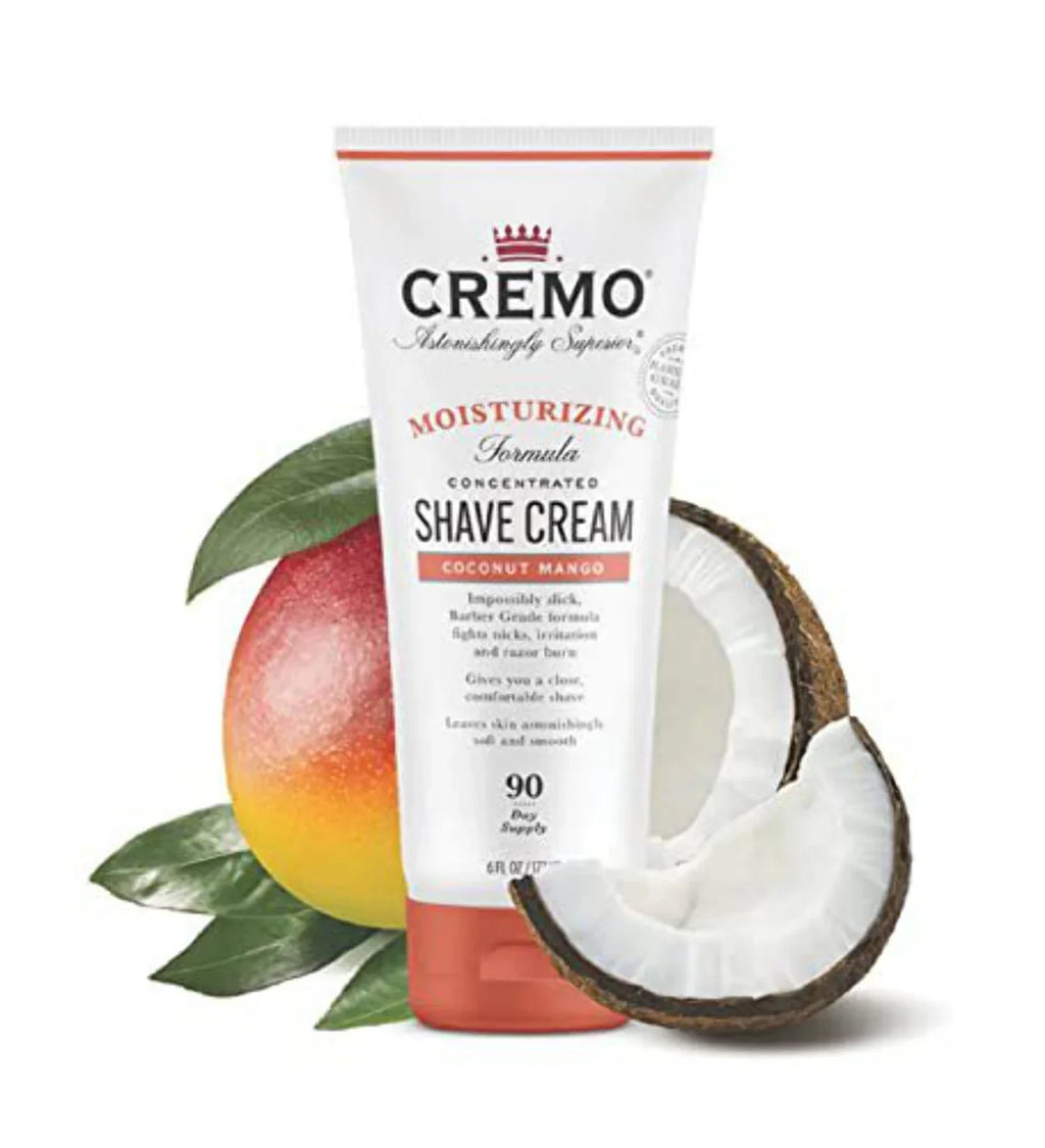 Superior 6 (Pack Moisturizing Astonishingly Ultra-Slick Fights Oz 2) of Razor Mango and Fl Burn, for Nicks, Cream, Shave Cremo Coconut Cuts Cream Shaving Women