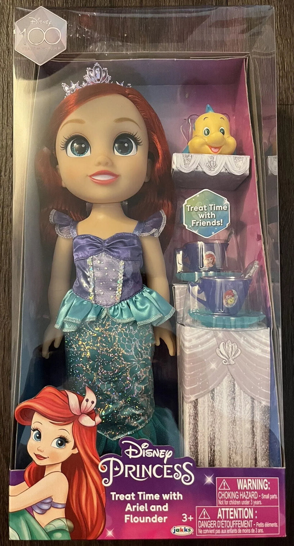 Disney Princess Treat Time With Ariel And Flounder Doll