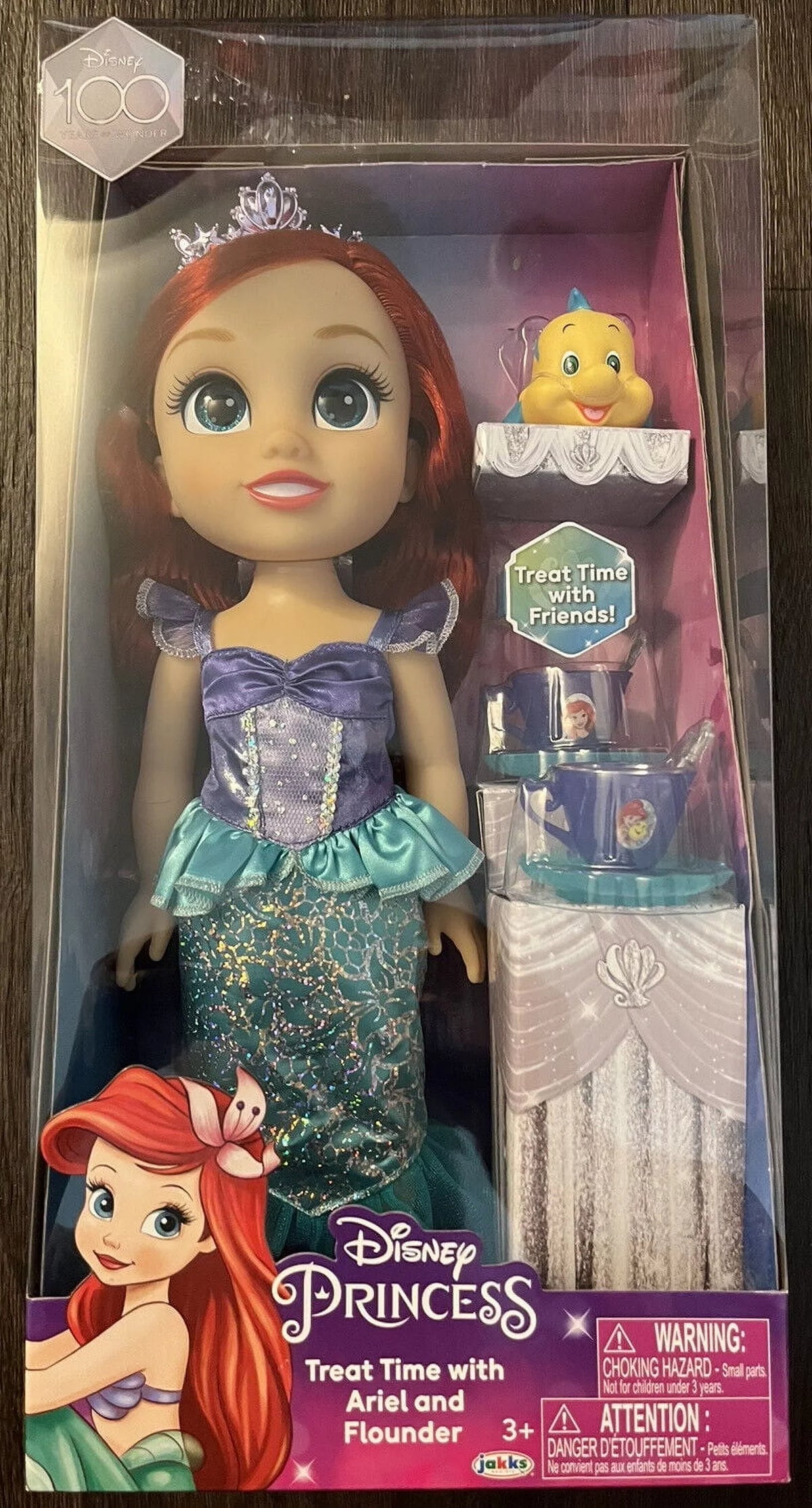 Disney Princess Treat Time With Ariel And Flounder Doll