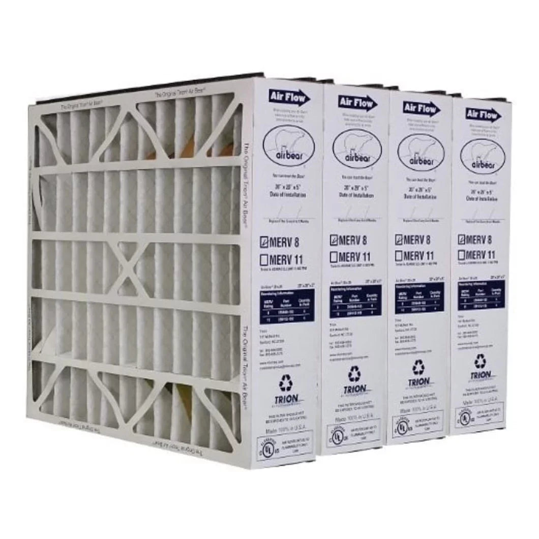 (4 Trion Air Air 8 255649-103 x Pack) 20 MERV Purifier 5 Bear x Inch Filter 20