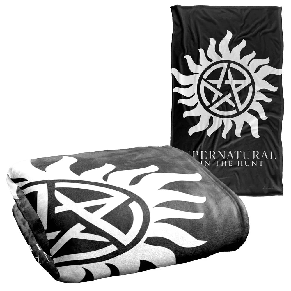 Supernatural Anti-Possession Symbol Silky Touch Super Soft Throw Blanket 36" X 58"