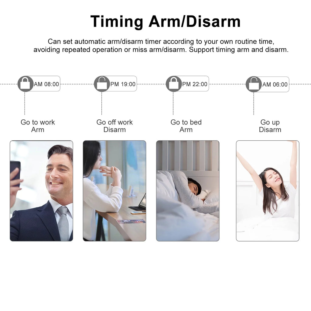 Voice Sensor 433MHz GSM Door Control Wireless Smart APP Home Burglar Motion Control Remote Home WIFI System Alarm System LCD Auto-dial Display Phone Alarm with Compatible Sensor + PIR
