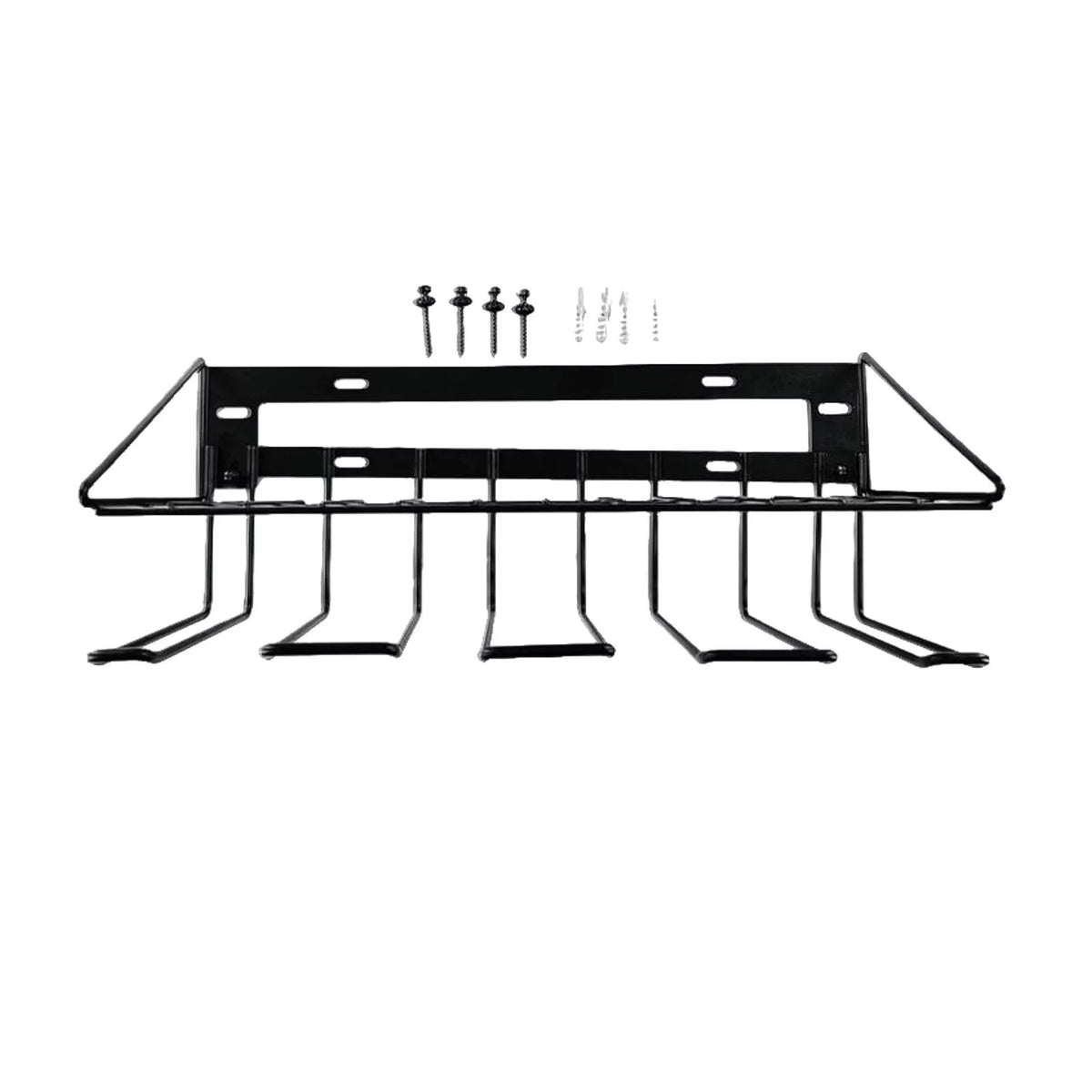 Rack Duty Utility Storage Metal Easy Wire Design Accessories Two Mount Access for Easily Wall Heavy Assemble Floating Tool Tier Shelf