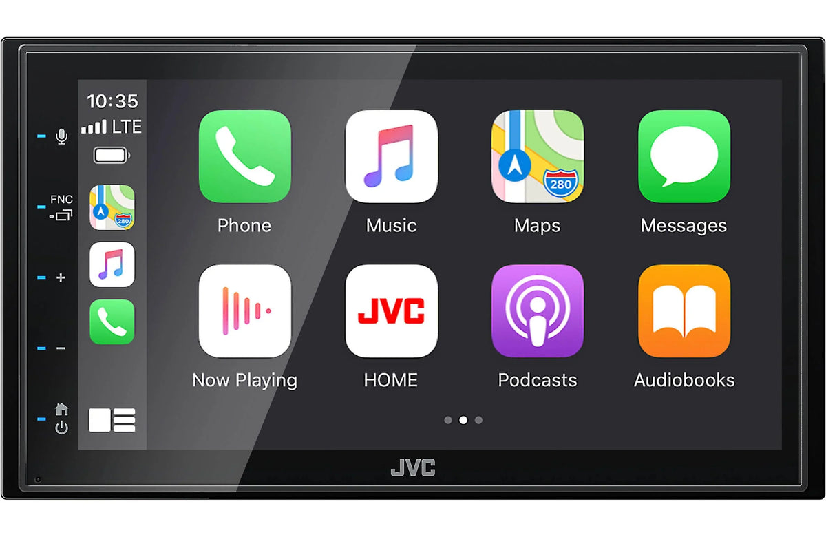 Touchscreen KW-M56BT fixed Holder Receiver Magnet Rearview & 6.75" Camera Multimedia w/ JVC Digital Phone Monitor+Absolute CAM880