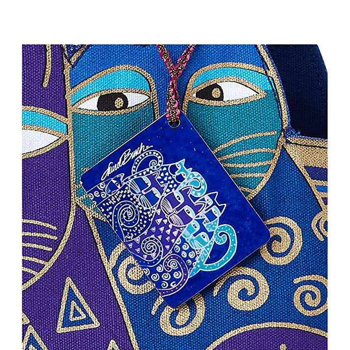 Tote Large Indigo Shoulder Cats Burch Laurel Cats) Cutout (Indigo