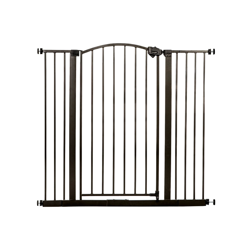 Regalo Extra Tall Bronze Arched Décor Baby Security Gate, Age Group 6 To 24 Months, Baby Gate