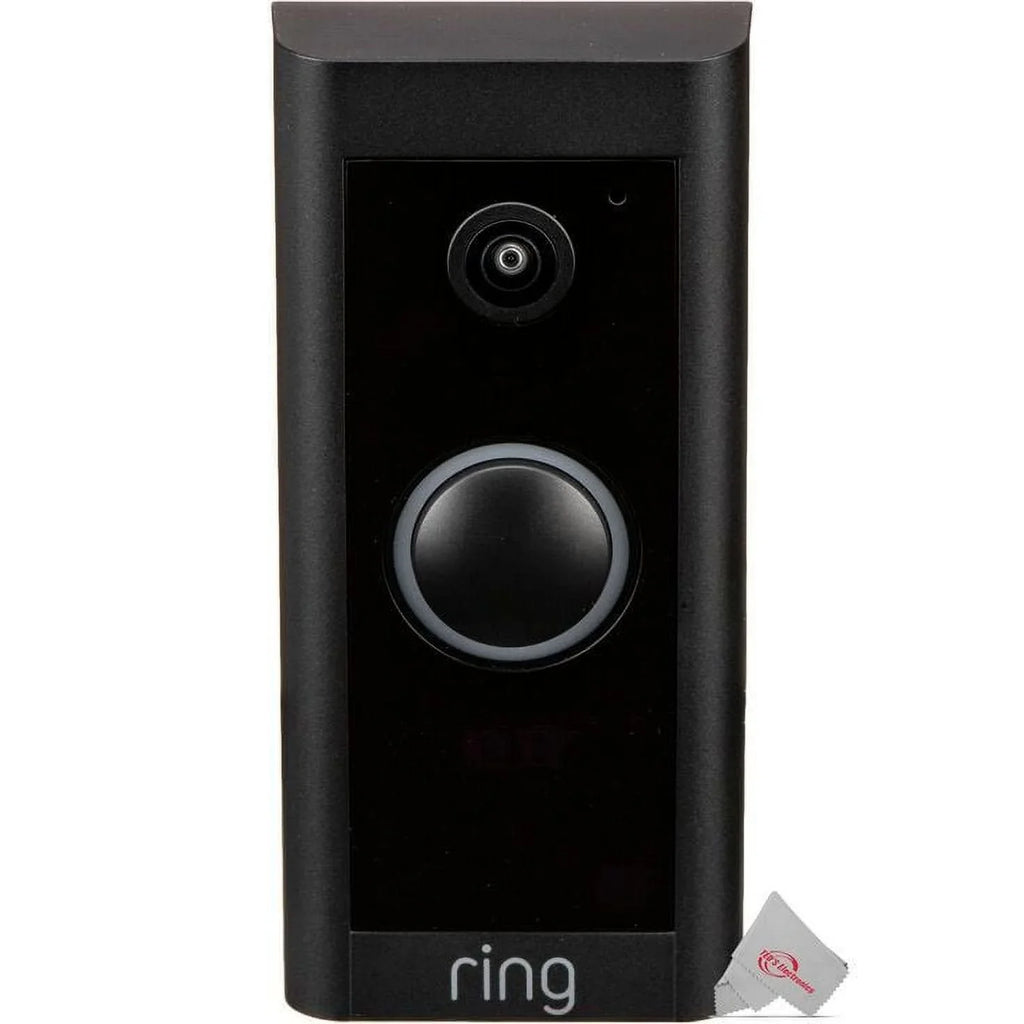 HD Doorbell Wired 2x Black Video 1080p