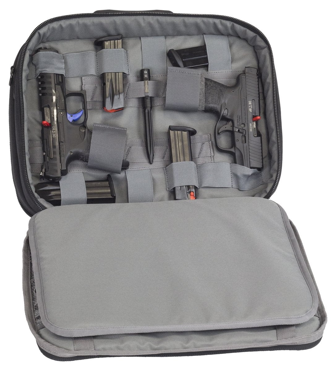 Survival Black Pack/Range Systems Pistol Gun Bag, Four Elite