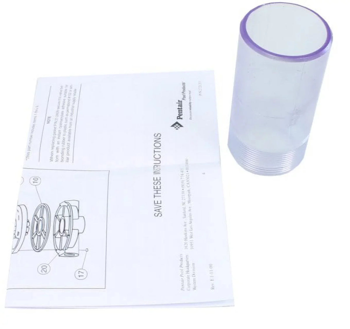 Mnt 2" Side Sand Pacfab/Hi-Flow Pentair MPV, 261050 Filter, # w/ Unions, Part
