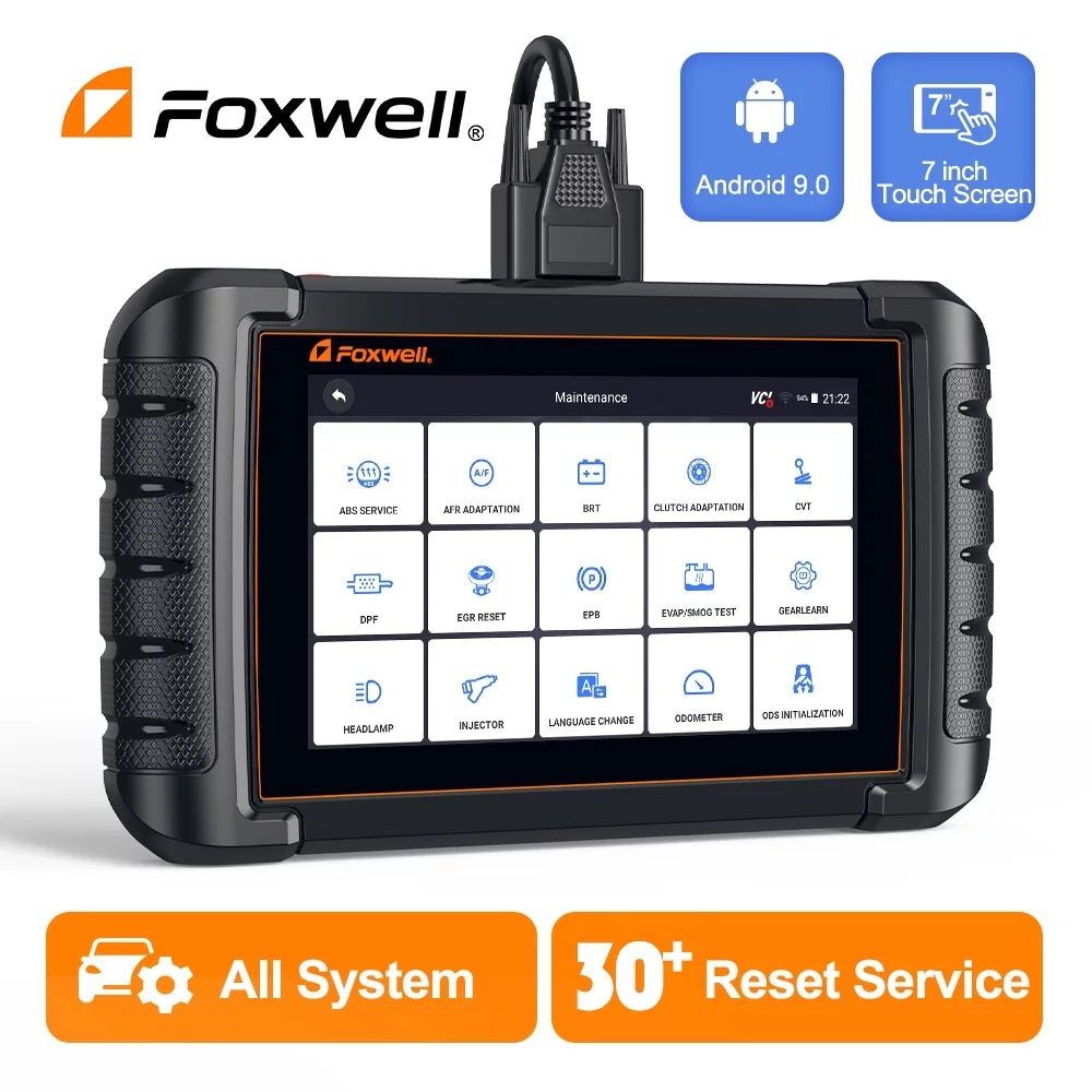 30+ Foxwell with Upgrade OBD2 Full Tool Active Tool Auto Vin Scan Bidirectional Reset WiFi Services NT809 Wireless Scan Scan Analyzer Scanner Systems Auto Scanner Test Car Free Diagnostic Automotive