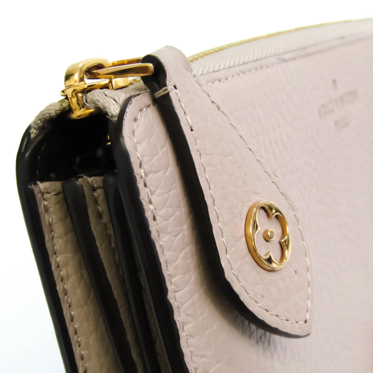 Second-Hand Louis Vuitton Comete Wallet M63104 Women'S Veau Cachemire Leather Long Wallet (Bi-Fold) Galle (Good)