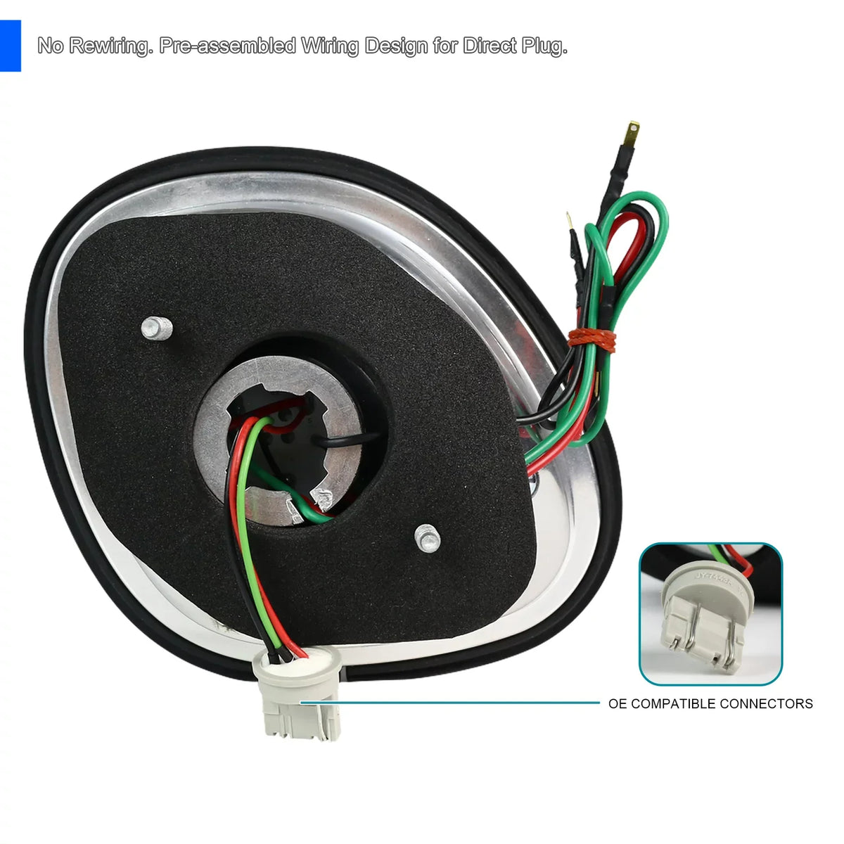 Left Clear Lights with LED Compatible Spec-D + Red 1998-2005 Pair Lexus GS300/GS400/GS430 Tuning Lens Tail Right Assembly
