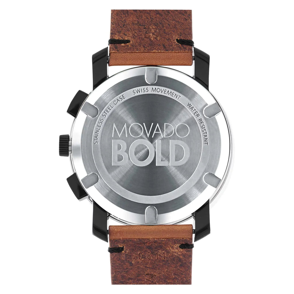 3600540 Bold Dial Watch Men's Black Movado -