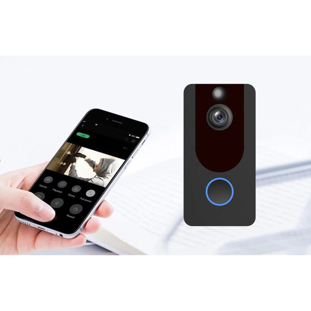 Visual Visual Visual Control Home Doorbell Smart Doorbell Intelligent WIFI Doorbell Panels Intercom Intelligent Wireless Doorbell V7