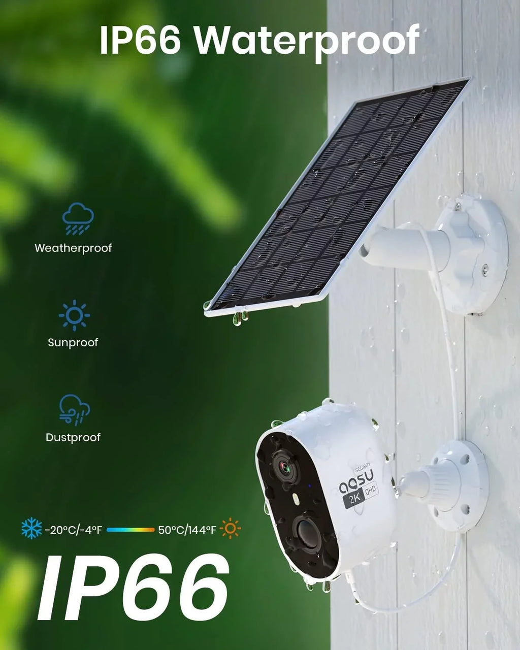 Motion 2K with 2-Way Talk,Wifi Night exterior exterior Detection Camera AI with Color with Spotlight Siren Wireless Solar Cameras Alarm, Vision, Security & Alexa Work