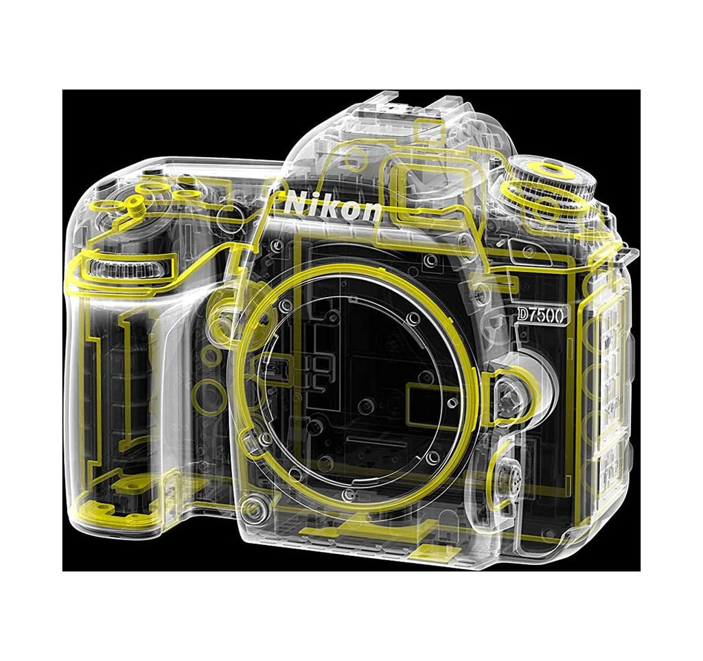 20.9MP D7500 (Body Camera HD Digital DSLR - Only) Ultra DX-Format Nikon (Black)