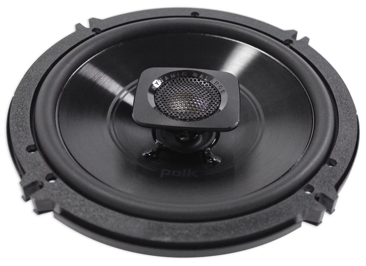 1998-2013 Harley Davidson Touring 6.5" 300W Polk Audio Speakers W/Adapter Plates