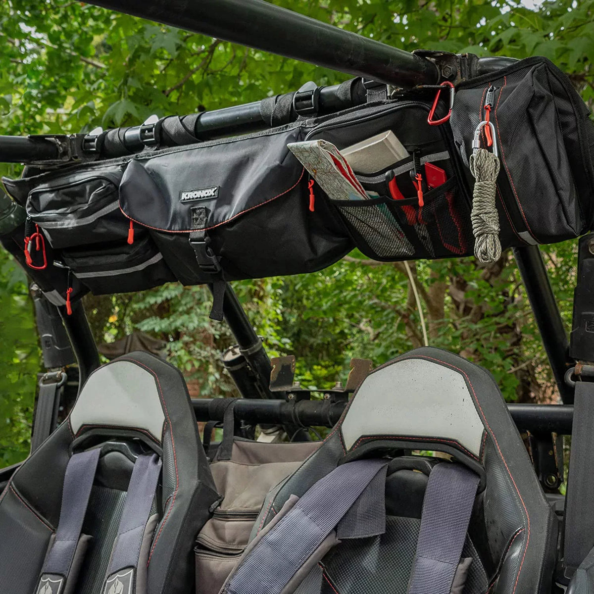 Kronox Utv Roll Cage Organizer - Durable Storage Solution For Off-Road Adventures