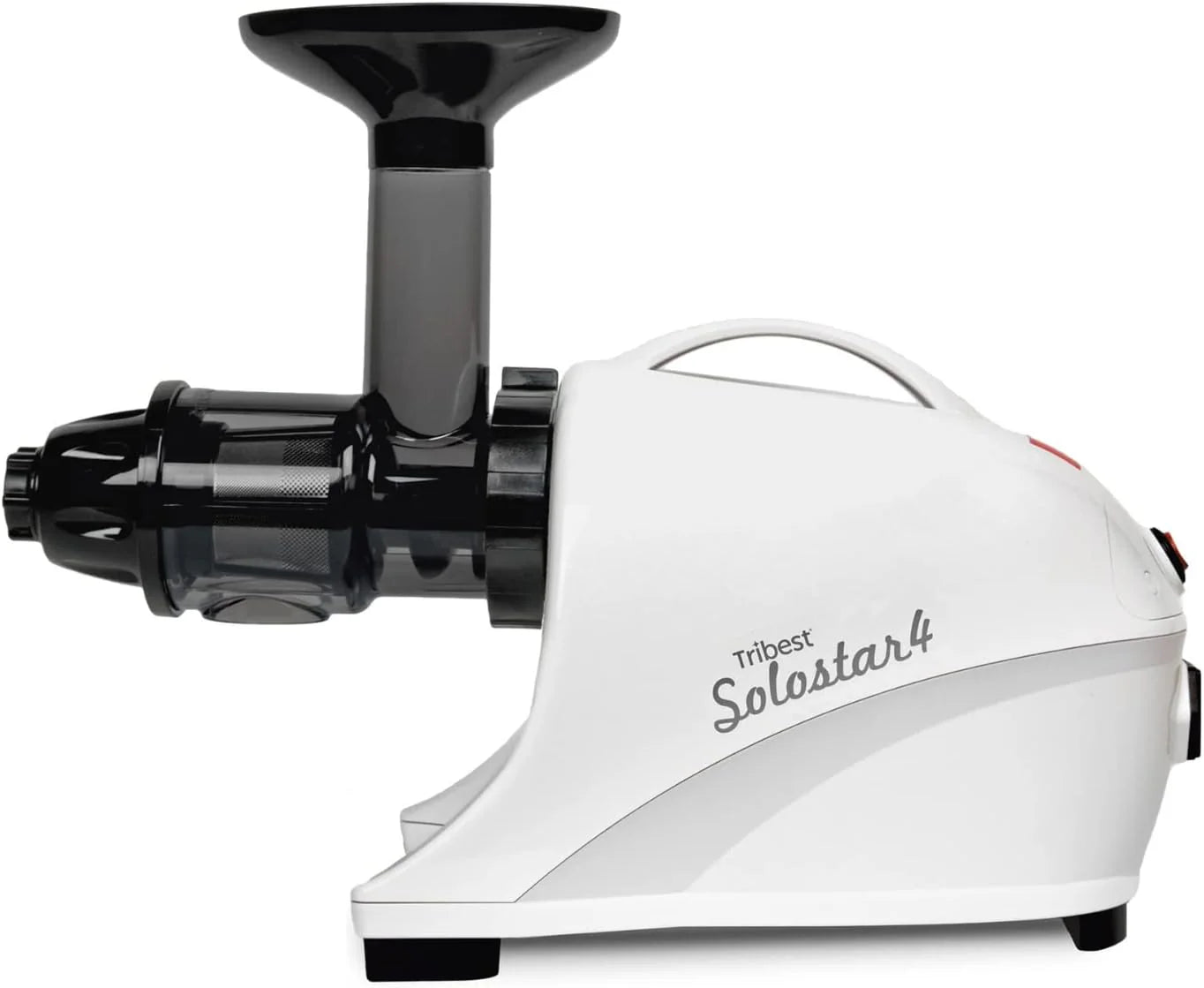 Tribest Solostar 4 Slow Juicer – Pozioma Sokowirówka Do Warzyw I Owoców – 47 Obr./Min, 120 W – Elektryczna Wyciskarka Do Soków – Biała