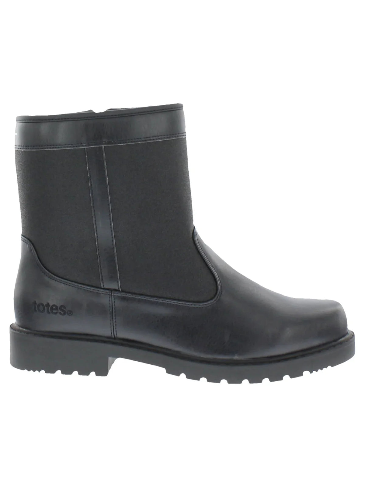 Totes Men'S Stadium Waterproof Faux Fur Lined Snow Boot - Wide Width Available