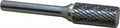 Carbide Burr 10178 Double Pro 1/2" Cylinder Cut SGS SA-5, 1/4" Shank, Cut Diam,