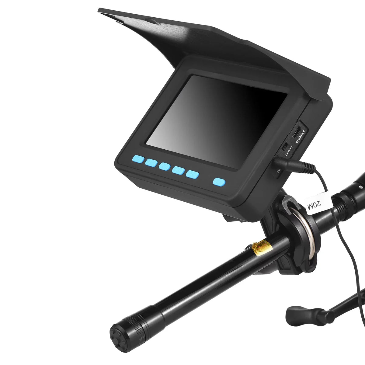 Underwater for 1200TVL IR Camera 8PCS LED Ice Camera 4.3'' LCD Finder Walmeck 20M/30M Fishing Fishing Night Vision Fish Boat