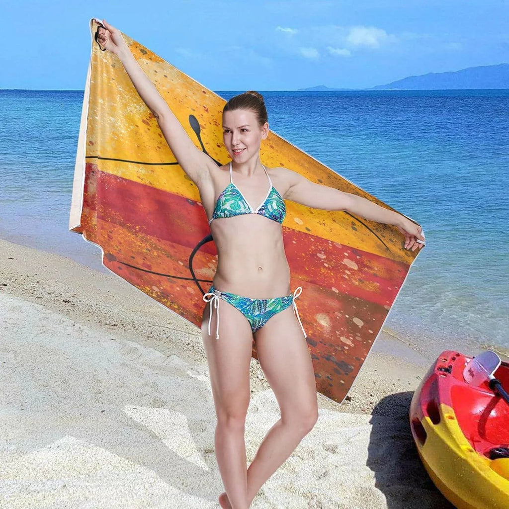 Absorbent Compact African Camping Quick Holiday（560） Beach Dancers Couple - Oversized Swimming Bestwell Super Towel Dry - for Travel Towel Towels Lightweight