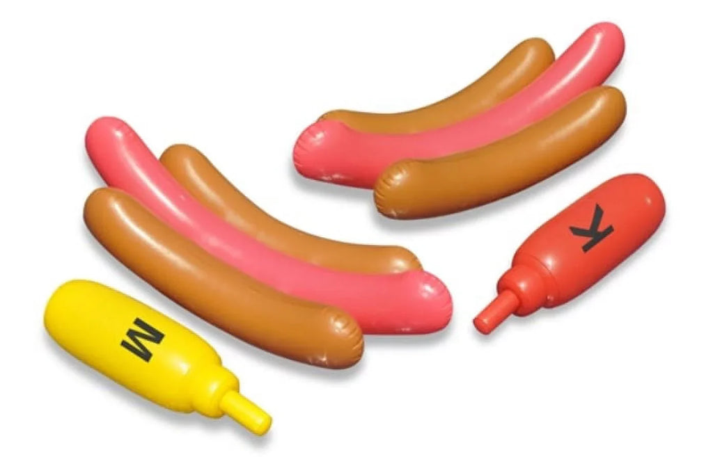 '- Battle 2 56" On Set Hot Ride Game Swimming Pool Dog Boppers Set of with Inflatable