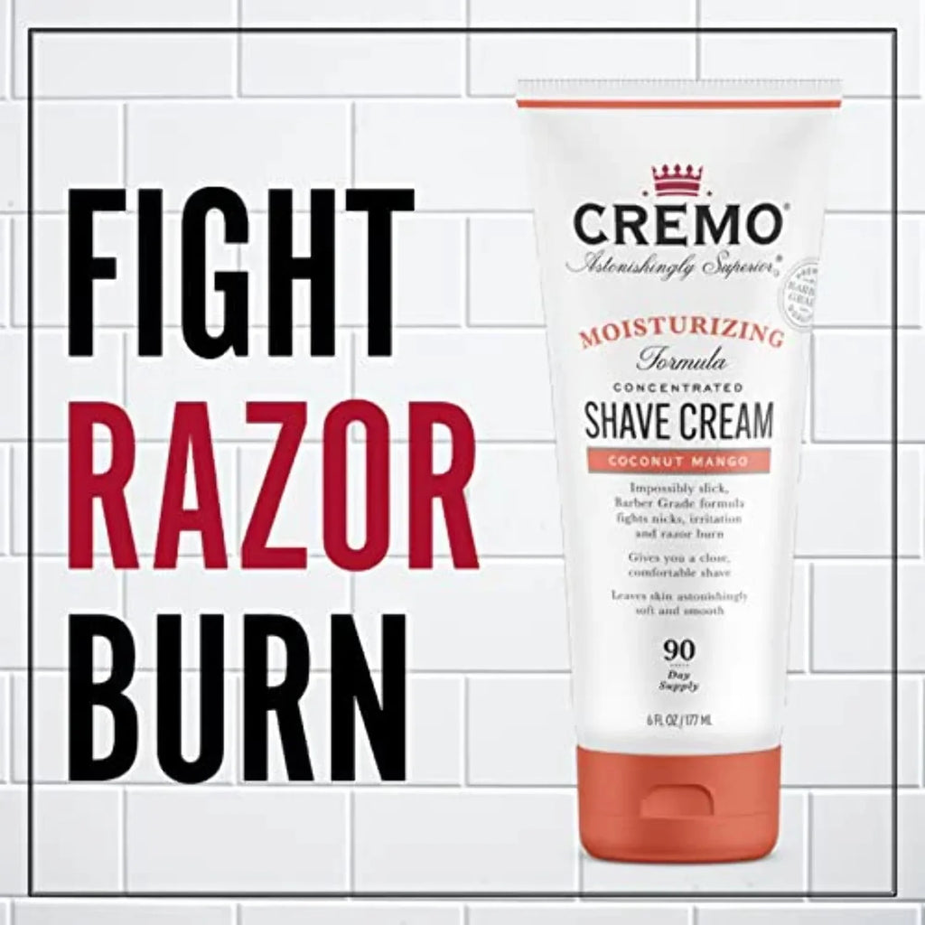 Superior 6 (Pack Moisturizing Astonishingly Ultra-Slick Fights Oz 2) of Razor Mango and Fl Burn, for Nicks, Cream, Shave Cremo Coconut Cuts Cream Shaving Women