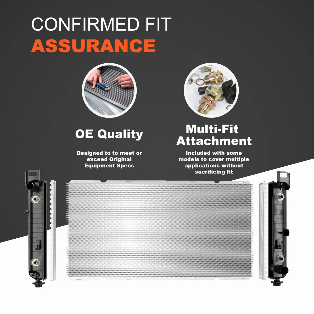 3.5 Compass 2.7 Caliber V6 2.4 Sebring Patriot Avenger L4 3.6 Cirrus Radiator