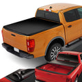Vinyl 2019 For Truck Black Top Soft Tonneau 5Ft Matte DNA to Bed Cover Roll-up Motoring 2021 Ranger TTC-RU-090 20 Short