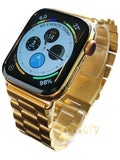 Custom 24K Gold Plated 44Mm Iwatch Series 5 With Gold Link Band Gps+Lte (2019 Release)