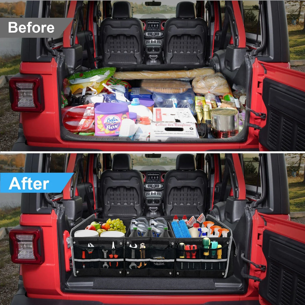 Trunk Cargo Container Compartment Storage Multi US Truck for Car SUV Organizer