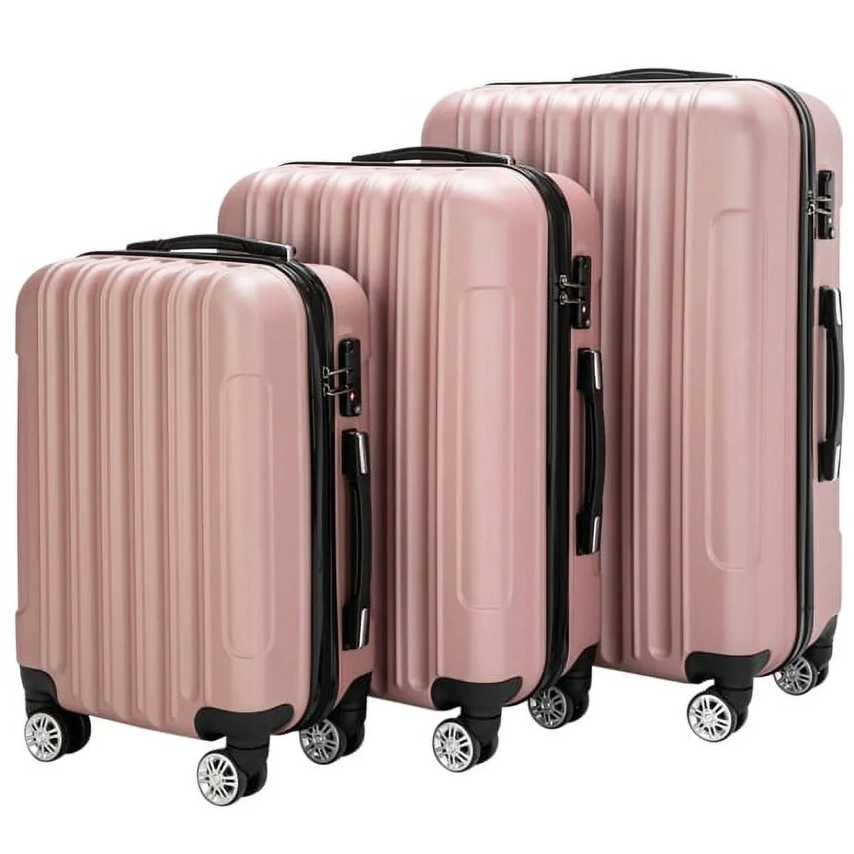 Storage Capacity Set Large Traveling Suitcase 3-in-1 Multifunctional Luggage
