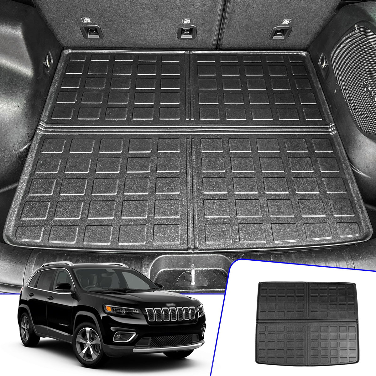 Cherokee Accessories Liner Trunk Trunk Mat Cargo Fit Jeep 2019-2023 Jeep Liner Cherokee 2022